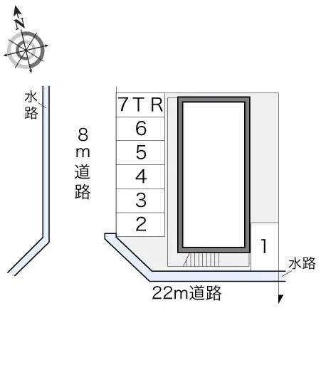 ★手数料０円★焼津市石津　月極駐車場（LP）